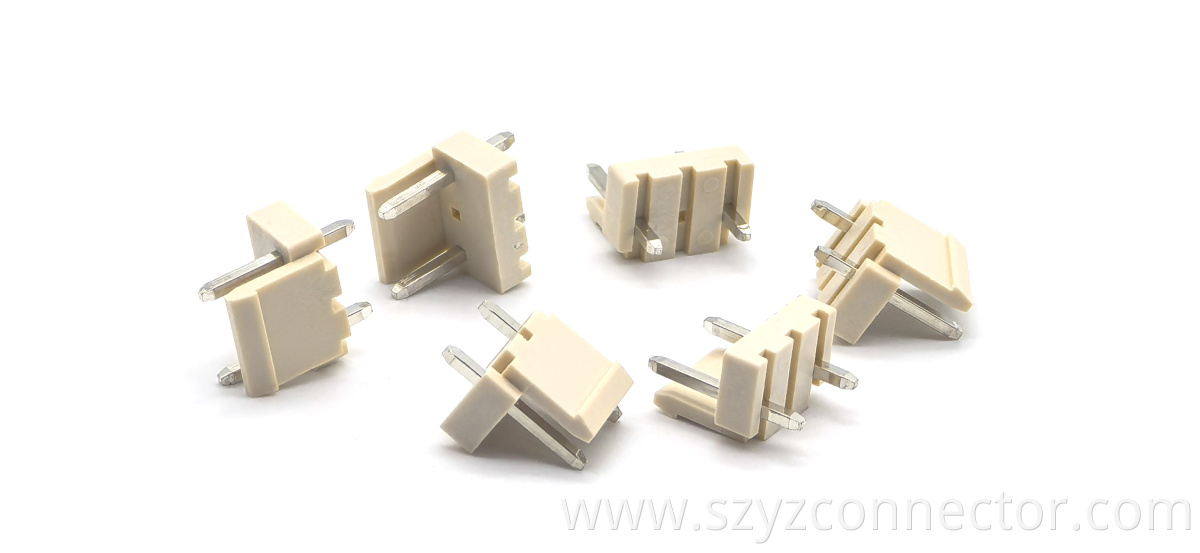 Wafer VH3.96 180-degree DIP NL66-V0 Beige 3P with Empty 2nd PIN Pin header Connector